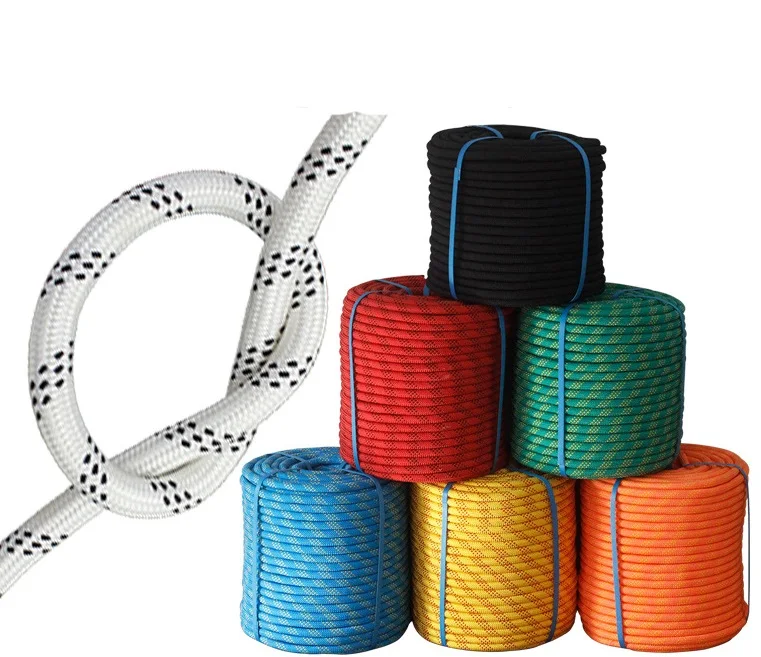 Outdoor Climbing Rope 10mm/12mm/14mm/16mm/18mm/20mm High Altitude Safety Static Rope