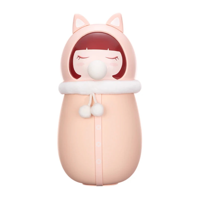Bubble girl  USB Hand Warmer with Power Bank Rechargeable Portable Heater for Home Travel Mini Heater Convector Winter Pocket
