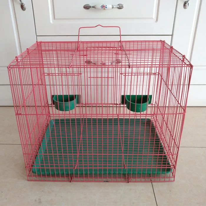 Folding Large Bird Cage Wire Mesh Parrot Breeding Cage