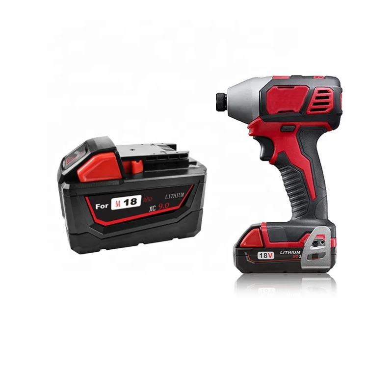 
Factory price 9000mAh li-ion Battery for milwaukees 18v combo kit 9.0Ah 18V rechargeable 