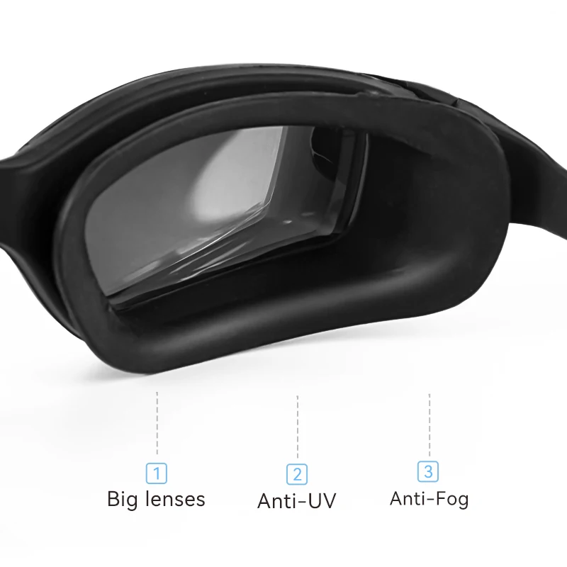 Factory Direct Leak-Proof High Definition Swimming Glasses for Adult UV Protection Swimming Glasses Goggles