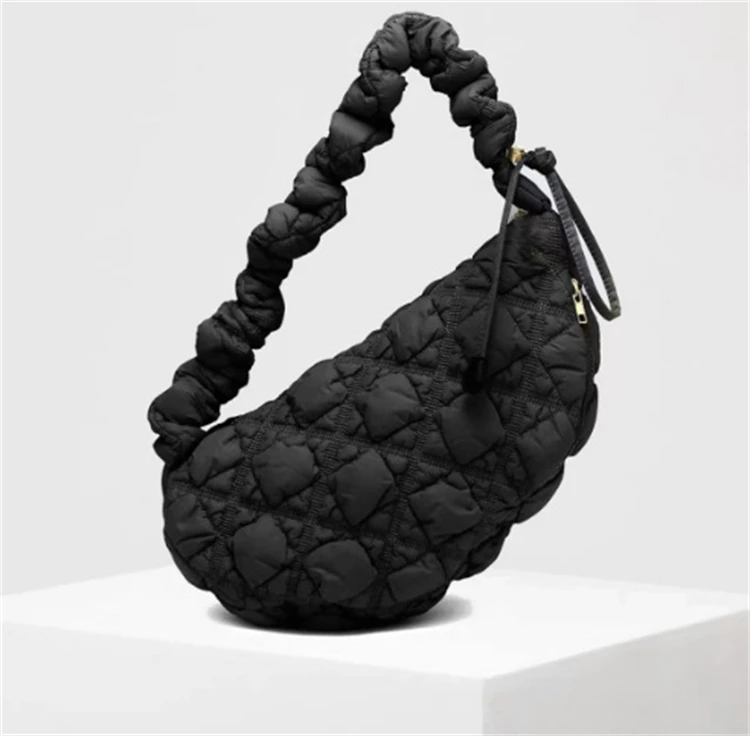 Quilted Women Puffer Bag Lightweight Padding Shoulder Tote Hobo Satchel Handbag Cloud Bag