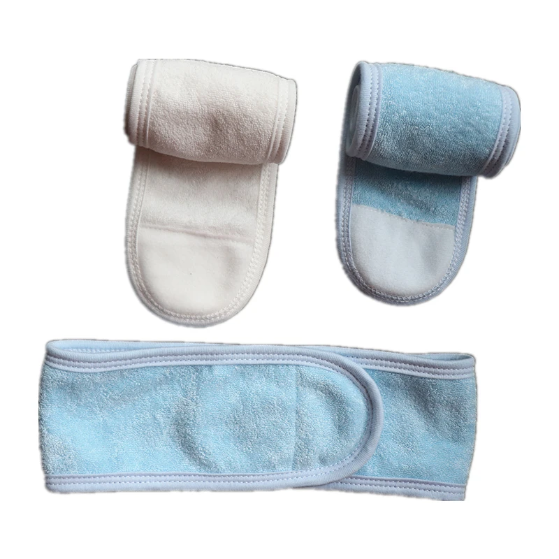 High Quality Simple Soft Comfortable Stretch Washable Spa headband Hair Wrap
