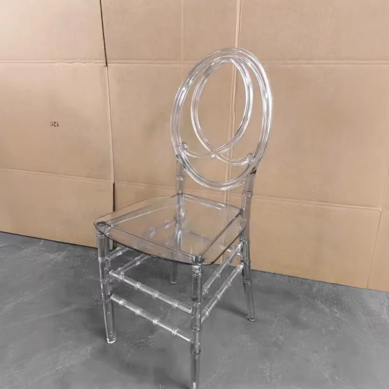 Wholesale Clear Wedding Acrylic Chairs Transparent Plastic Modern Hotel Chair Luxury Dining wedding events Chair