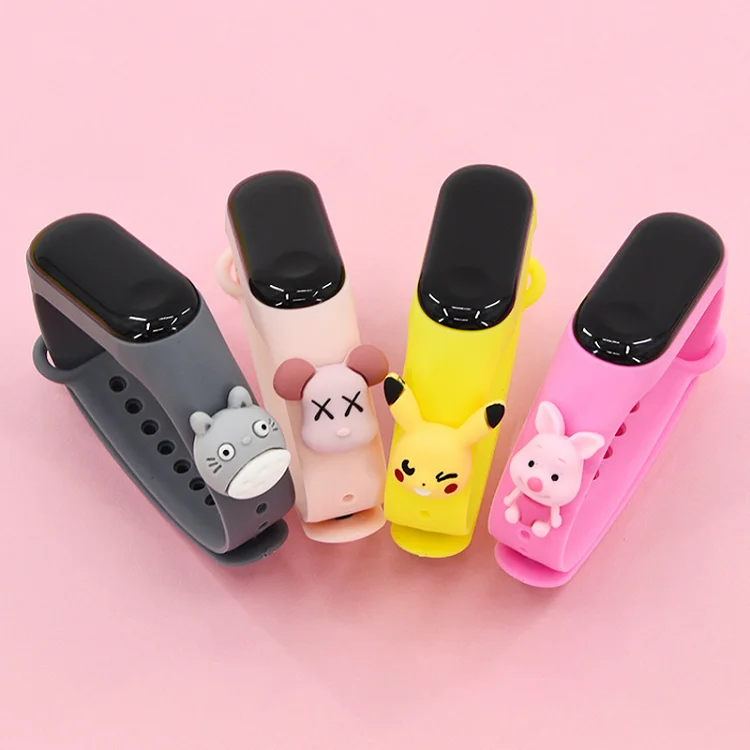 Factory supply animals led watch bracelet kids children mi touch screen new cartoon doll kids watches