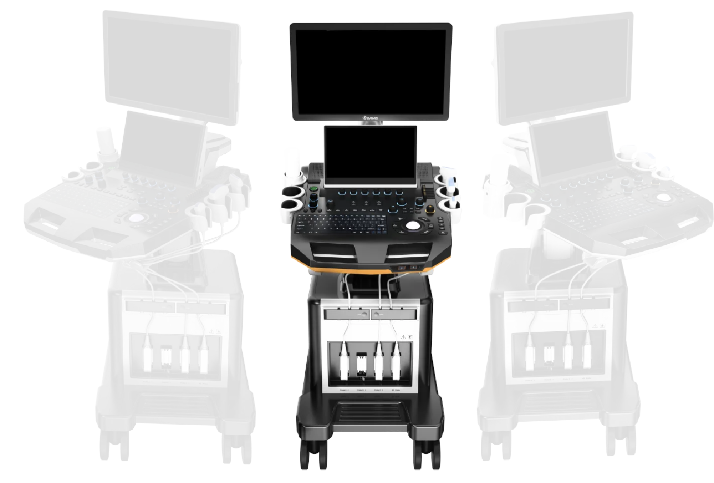 EUR VET Digital Color Doppler Ultrasound Scanner Lab Medical Equipment 21.5-inch Medical Hd Monitor Trolley Ultrasonography