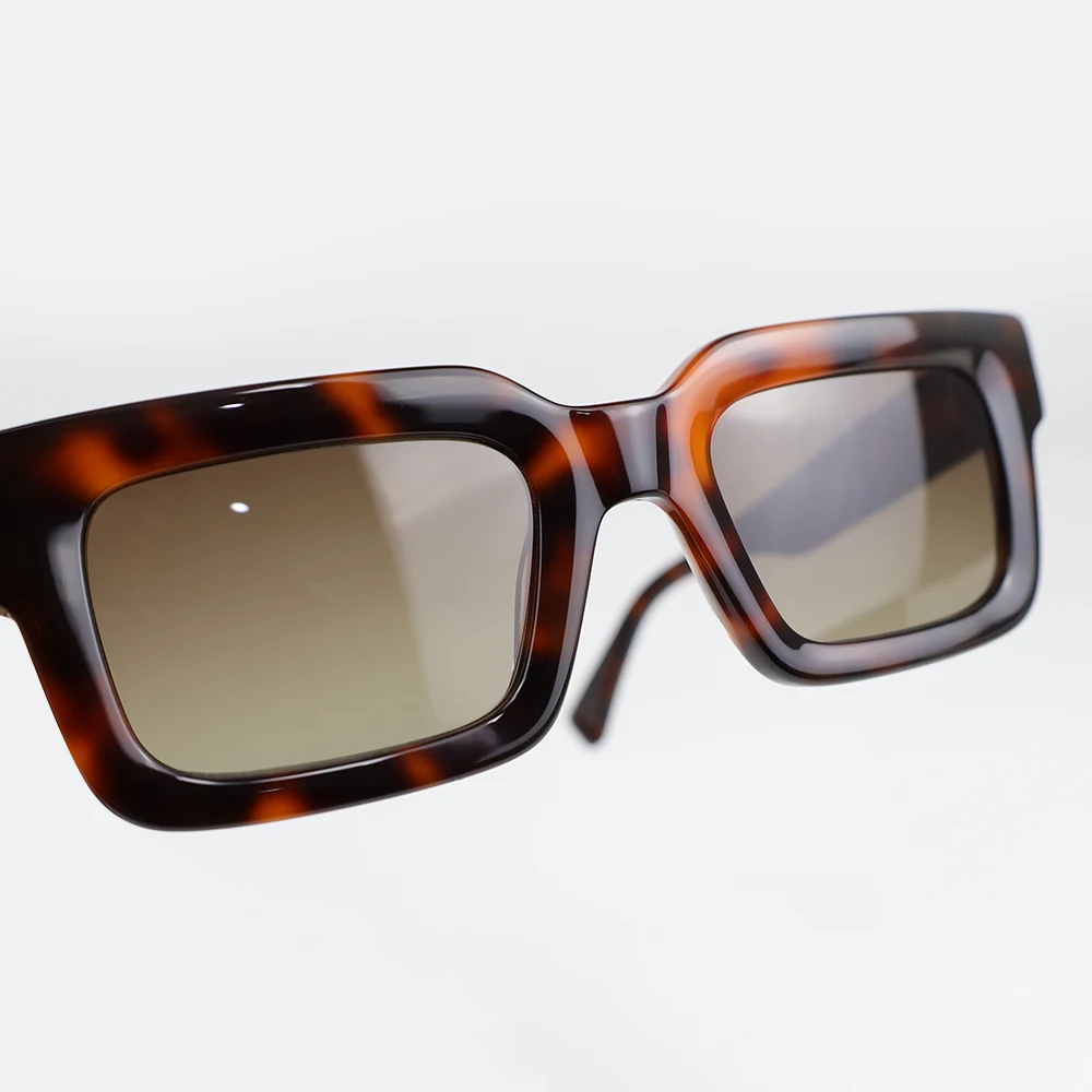 Benyi Custom Logo Wholesale Retro Acetate Sunglasses Female Shades 2025 Fashion Vintage Designer Polarized Womens Sunglasses