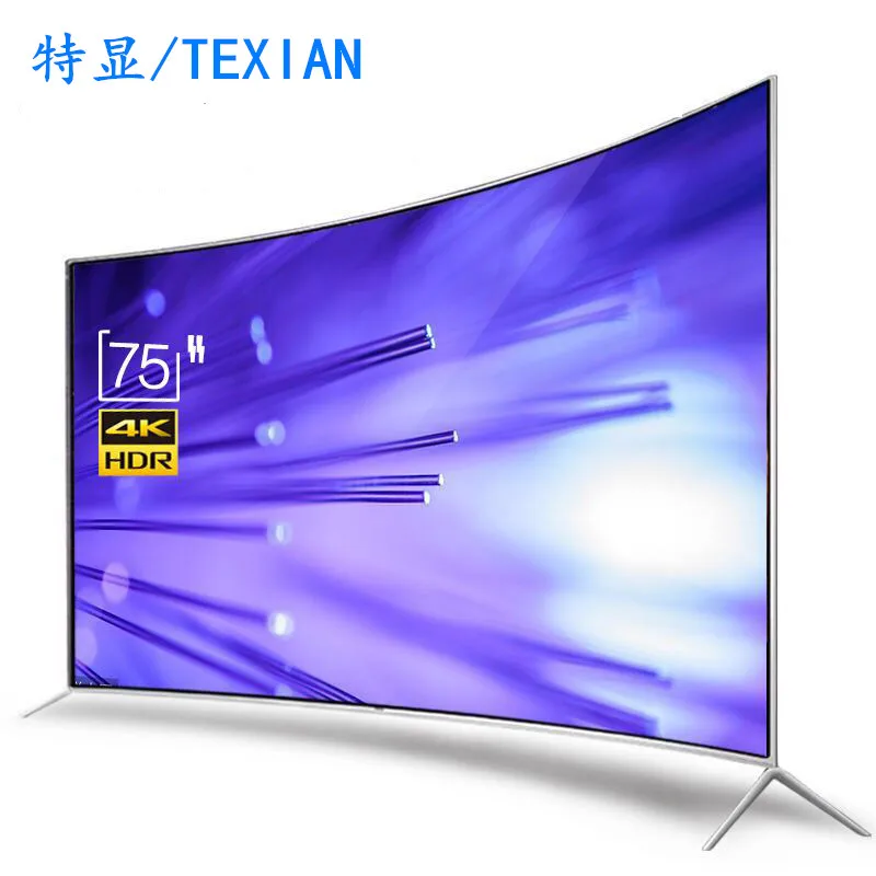 Оптовая продажа с фабрики 55 дюймов изогнутый СВЕТОДИОДНЫЙ smart tv android 4K extremet-тонкие