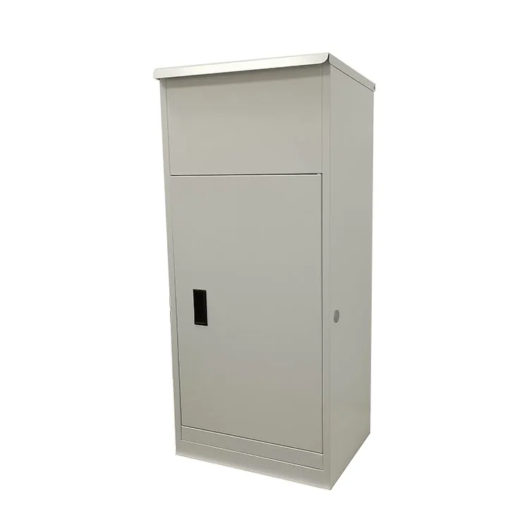 Custom Made American Stylish Outdoor Antirust Inbuilt Mailbox Parcel Delivery Drop Box Parcel Box