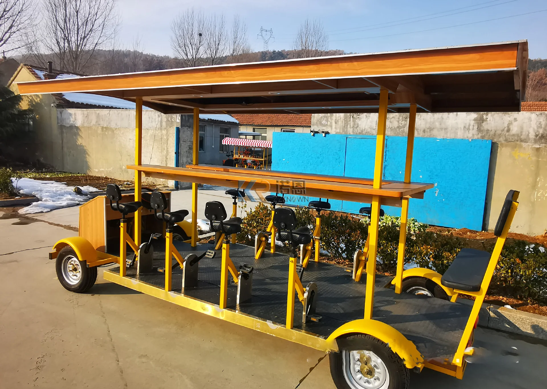 Sightseeing Car Professional High Performance Factory Supply Scenery Spot Electric Tour train Tourist Shuttle