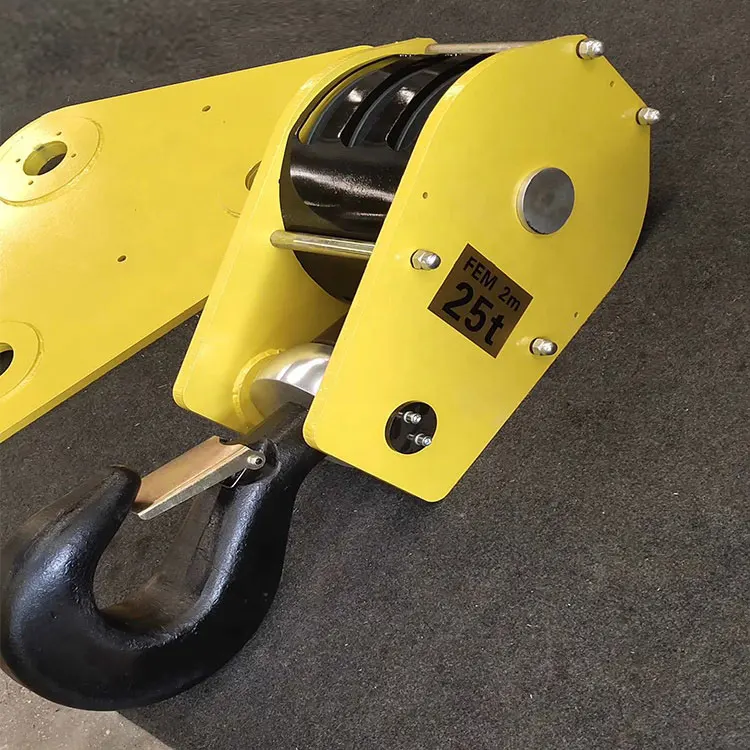 50 ton Customized Crane Hook Group Forged Crane Lifting Single Hook