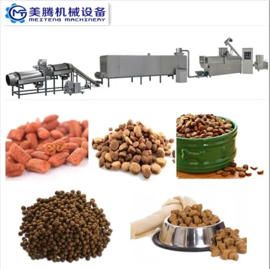 Pet dog food extruder processing machine line