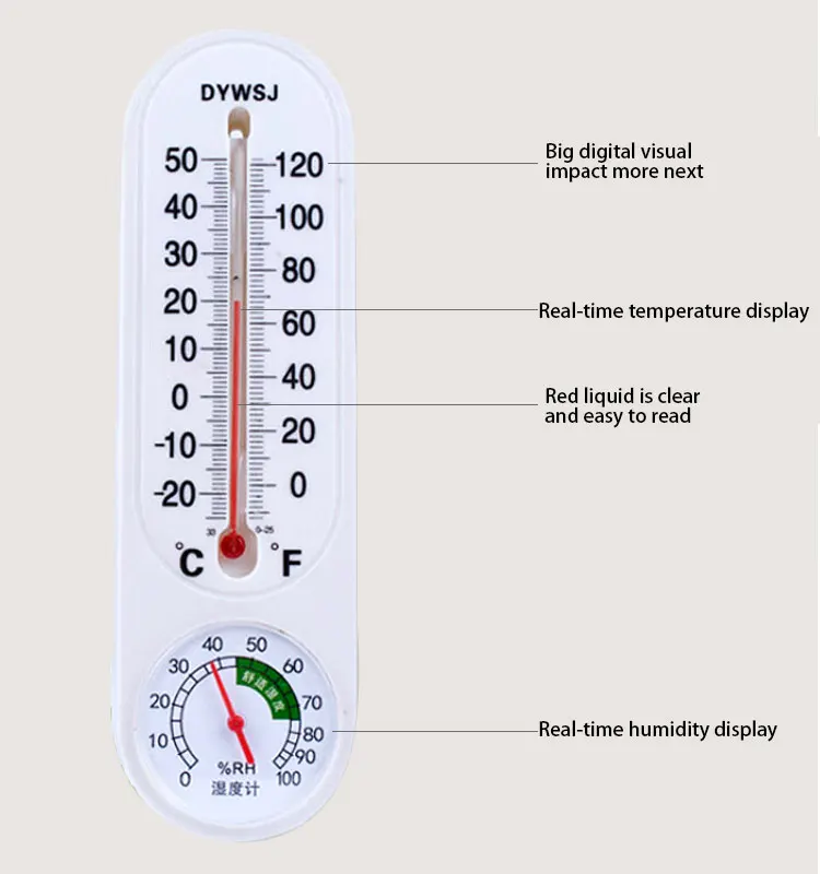 HYSTIC Best-selling  wholesales thermometer and hygrometer temperature humidity meter