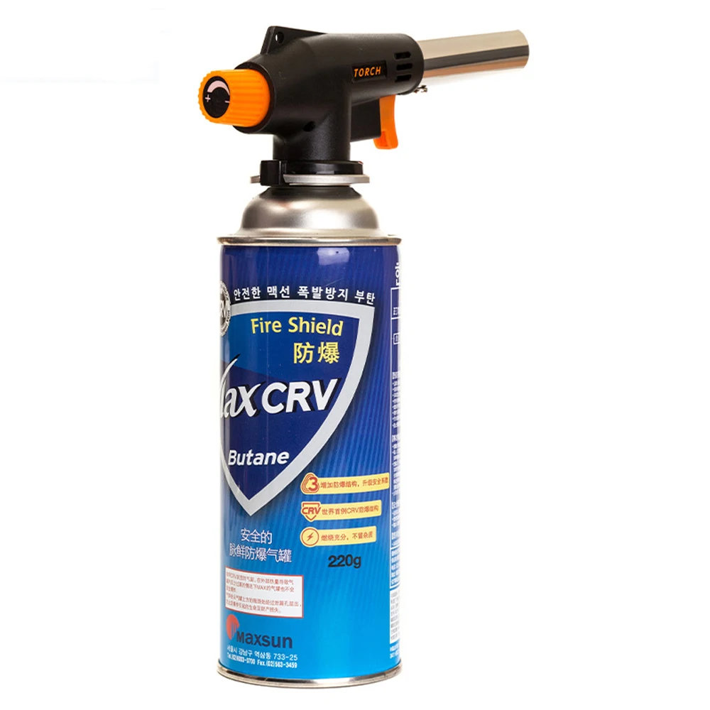WS-505C outdoor butane gas BBQ camping torch Jet flame lighter