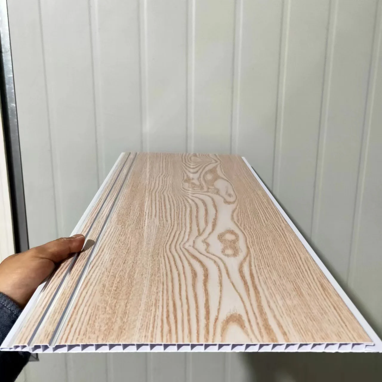 Waterproof Cheap Ceiling Design Laminate Wood Wall Paneling Interior Decorative PVC False Ceiling Wall Panel For Bathroom