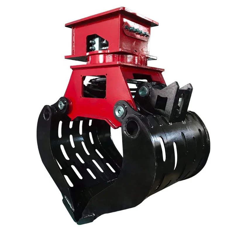 digger attachments excavator rotating grabber for sale