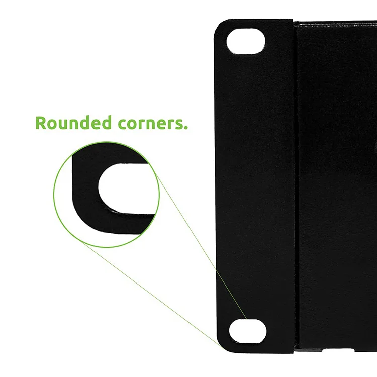 JH-Mech Rack Mount Drawer for Server Cabinet 19*13 Inch Lockable Recessed Handle Design Steel Under Desk Drawer Organizer