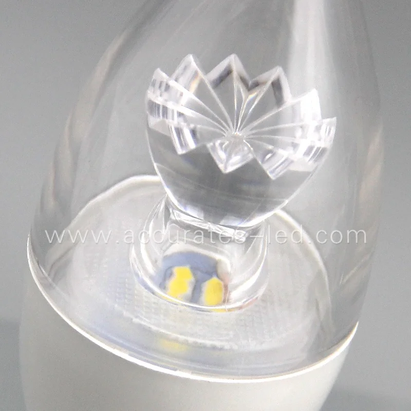 candelabra base lamp bulb c35 flicker flame tip tail e12 e14 led candle light