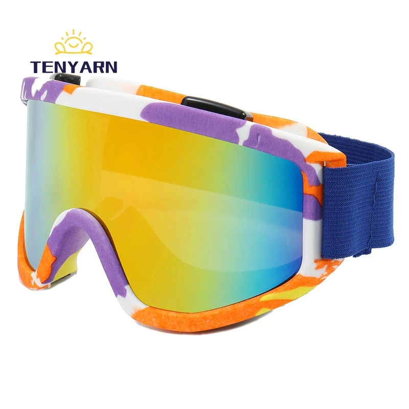 Tenyarn Wholesale Custom Fashion Designer Anti Fog Snowboarding Snow Ski Sunglasses
