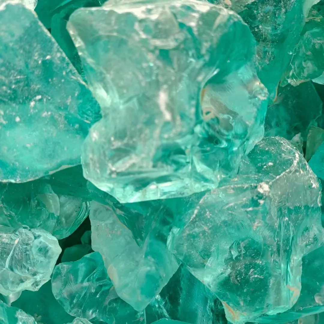 Hot selling product: Blue glass sand, colored terrazzo glass, broken glass