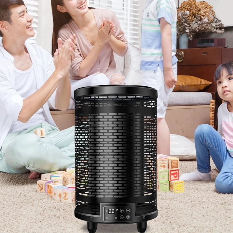 Portable electric room heaters element graphene home heater fan living room bathroom office 1000W electric wind up heater