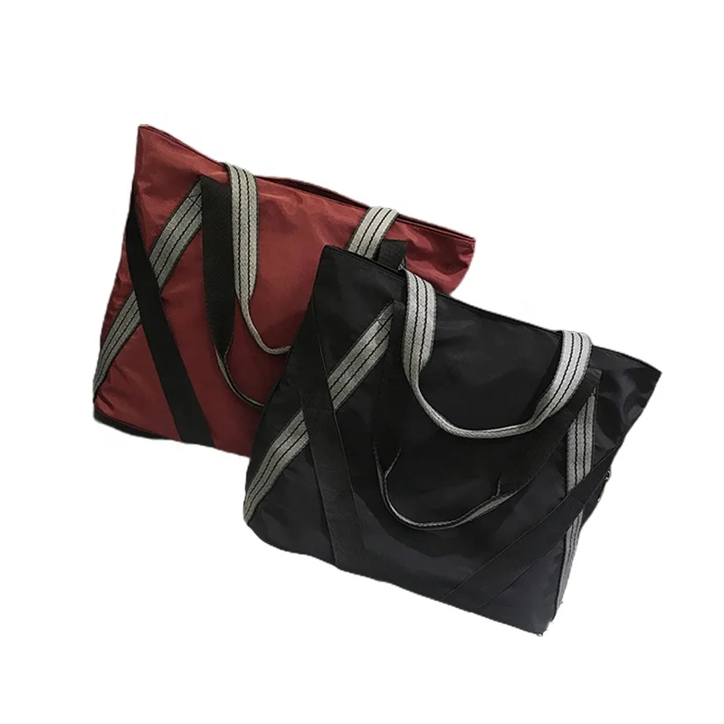 2022 OMOI Custom Casual Large Nylon Women Ladies Shoulder Bag Hand Bag Beach Tote Bags For Women Handbags