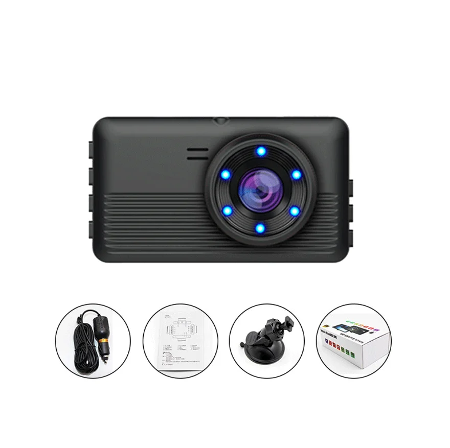 Factory price car black box dvr camera traffic recorder 3 inch full hd 1080p car dash cam