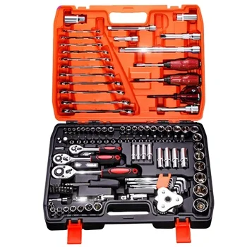 Manufacturer 121pcs Spanner Tool Set Car Repair Tool Box Household Maintenance Tool Kit