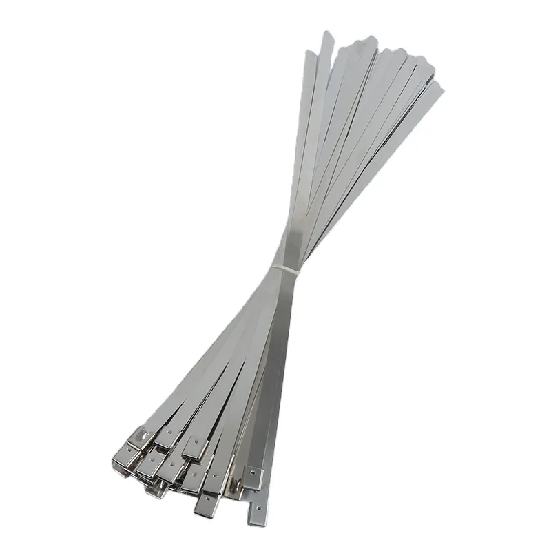 100pcs/bag stainless steel cable tie Stainless steel banding Wholesale self-locking zip ties 304/316/201 metal cable ties