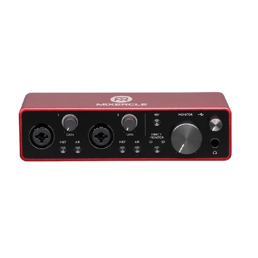 
Interface de audio 2i2 sound card set usb 2i2 Audio interface audio studio sound card 