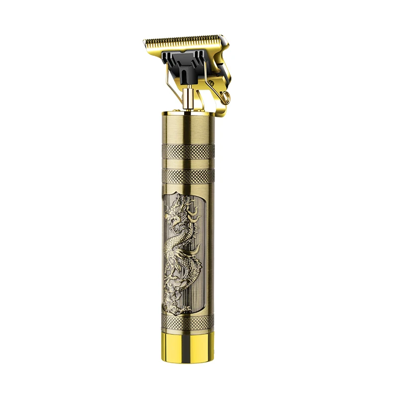 DALING DL-1502 Hair Cutting Machine T-blade Men Hair Trimmer USB Rechargeable Baldheaded Hair Clippers