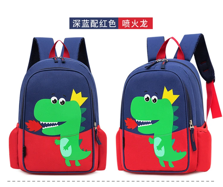 Wholesale Beautiful Printed Kids School Bags Back Pack Pencil Case Backpack Children Dinosaur Backpack