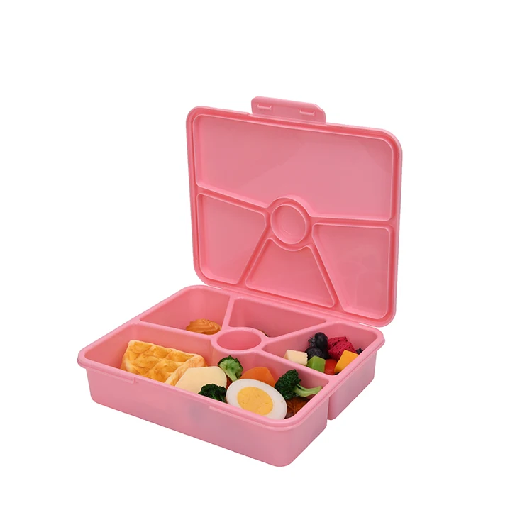Aohea Custom Colour Microwave Safe Portable Stack Pink Kids  Lunch Picnic Box