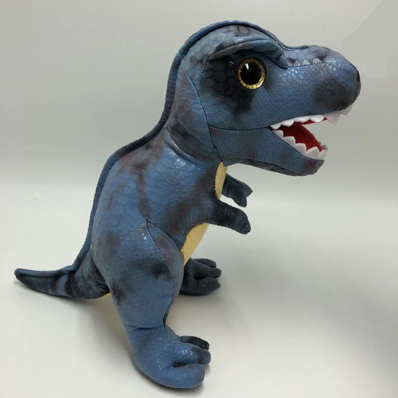 New 30CM simulation camouflage Tyrannosaurus Rex plush doll Bared teeth cute plush toy doll machine Jurassic
