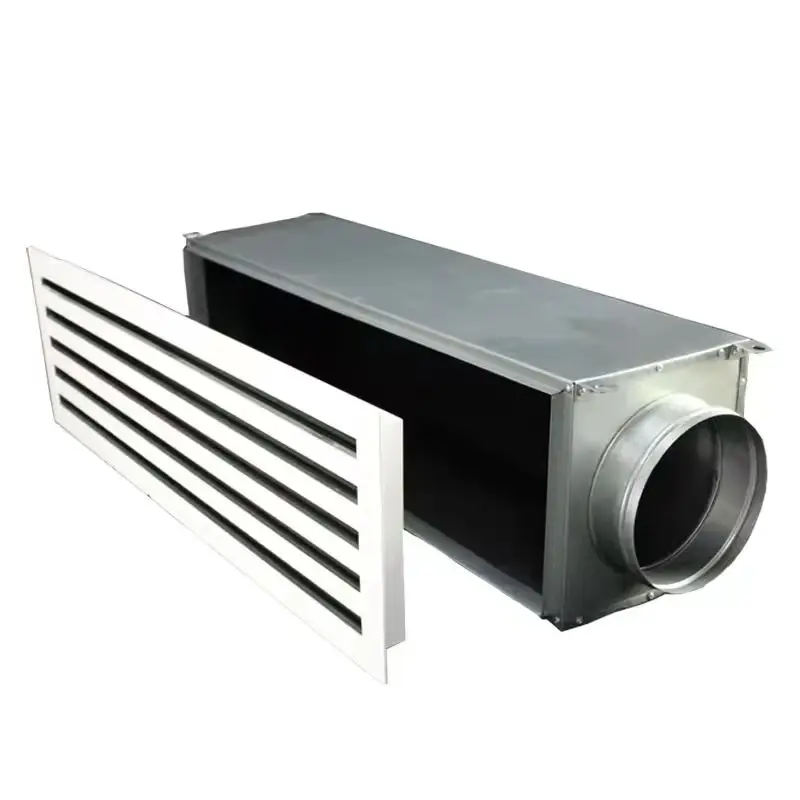 HVAC алюминиевая поставка линейный слот диффузор с пленочной коробкой линейной решеткой