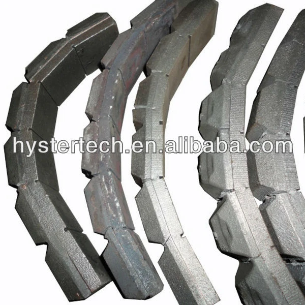 White iron chocky bar CB90 duablock wear block