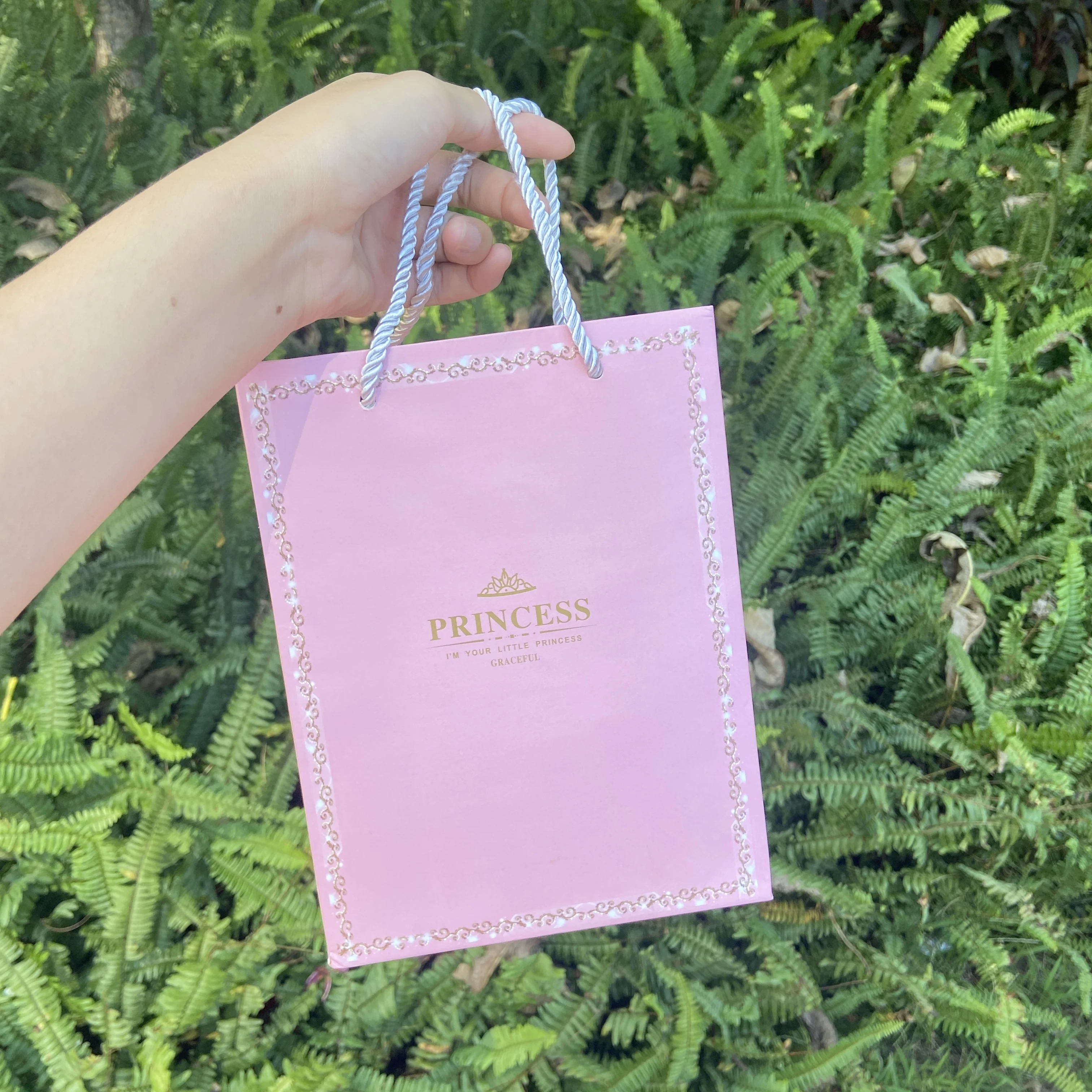 Custom Cosmetics Shopping High Quality Wholesale Small Color Bag Gift Jewelry Luxury Shopping Paper Bag Garment Packaging Bag