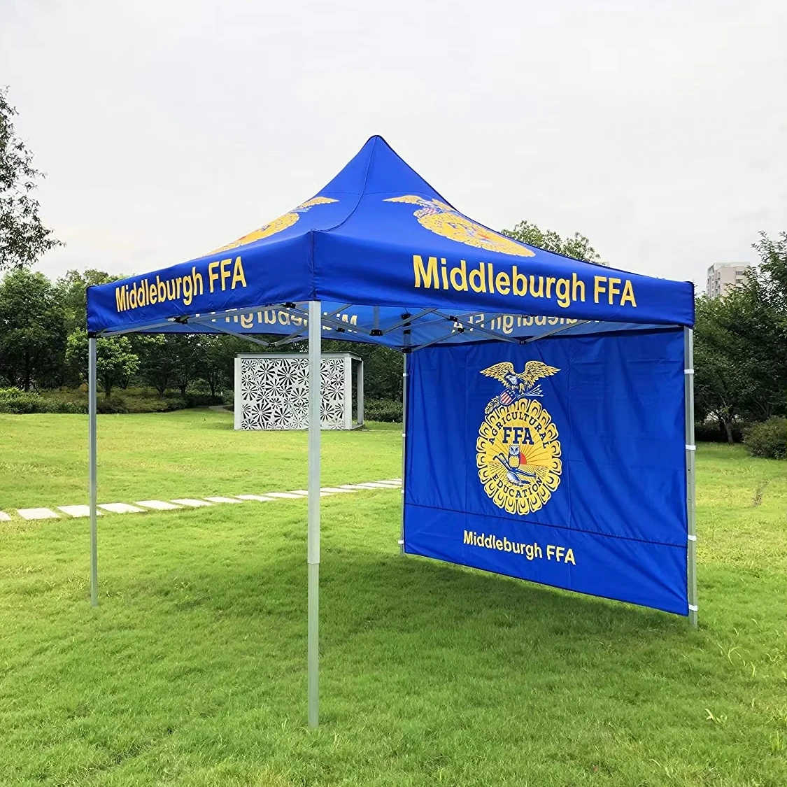 Factory 10*10 Waterproof Simple Outdoor Event Folding PVC Customizable Logo Advertising Tent