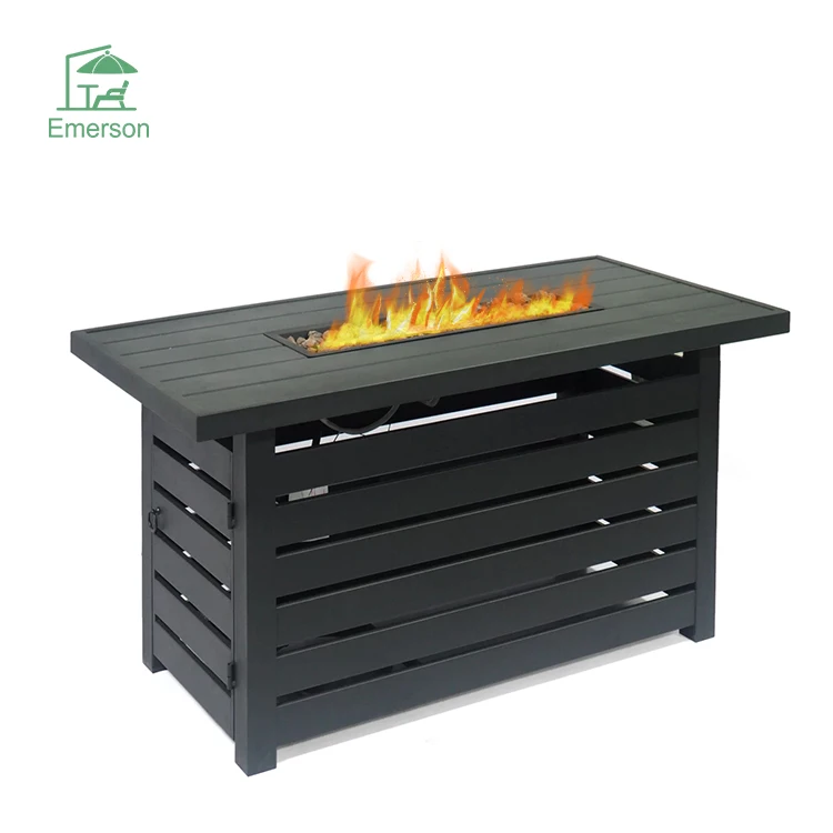 Современный стиль алюминиевый пропан костра под открытым небом газа для костра Настольная лампа с крышкой