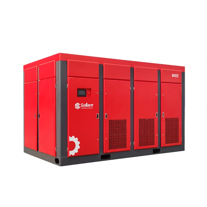 Sollant промышленный 185 cfm воздушный компрессор цены Электрический Двухступенчатый Воздушный компрессор