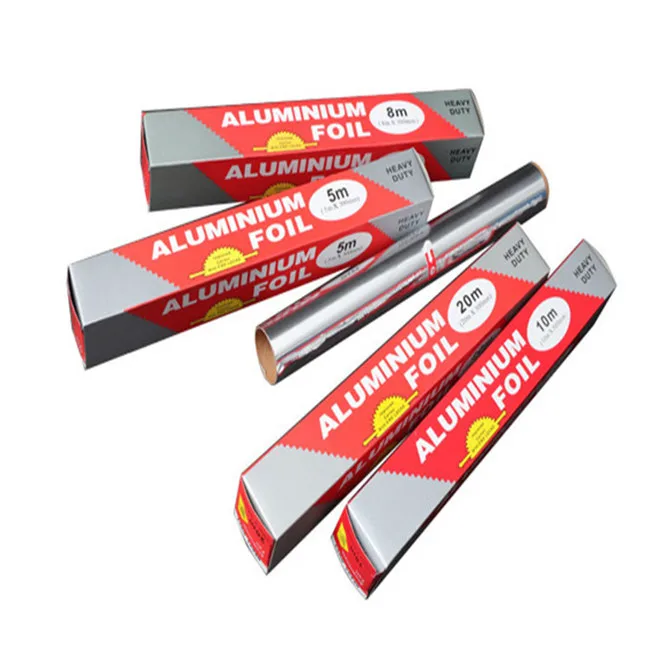 
Household 9mic 10 mic 11mic 12 mic 13mic 14 Micron Food Grade Aluminium Foil For Kitchen Use 