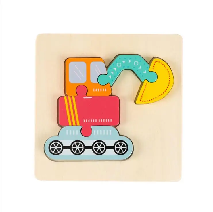 
Baby Sensory Animal Cognitive 3d Jigsaw Puzzle Game Children Wooden Multi Style Small Jigsaw Puzzle Early Education Toy For Kids 