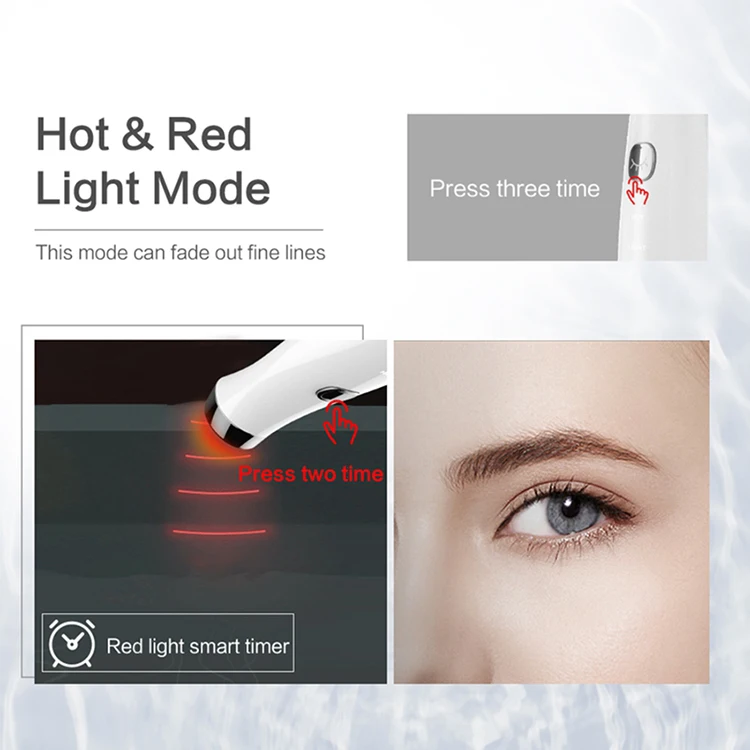  TOUCHBeauty TB-1662 USB аккумуляторная батарея 3 в 1 усталому виду глаз жидкость для снятия с высокой частоты вибрации/гелевая