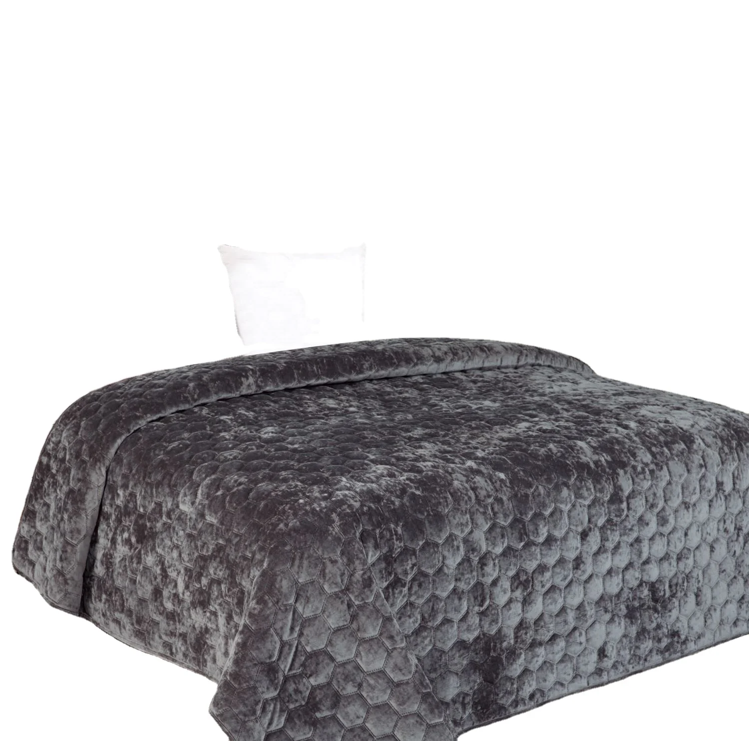 Ultrasonic Velvet Quilt 100% Polyestervelvet Bedspread Best Selling Newly Designed The Dutch Vellvet 3D Polyester Stitching