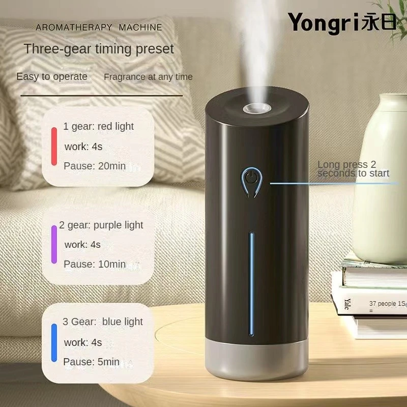 Custom Logo Smart LED Light Electric Air Freshener Automatic Spray Timing Scents Diffuser For  Home Hotel