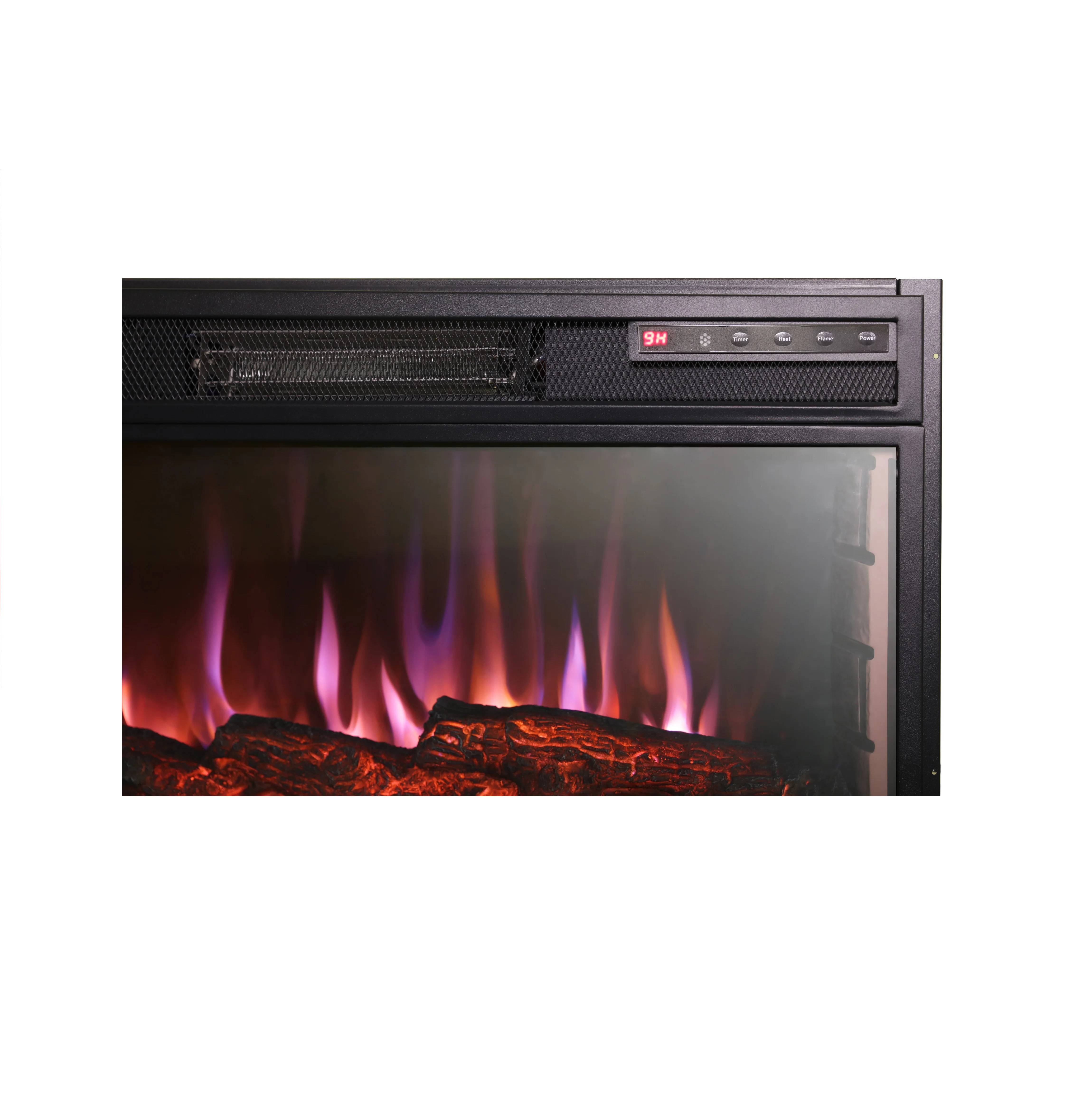 Fireplace supplier log decor flame 72 inch competitive price 1200mm manual 3d electric fireplace