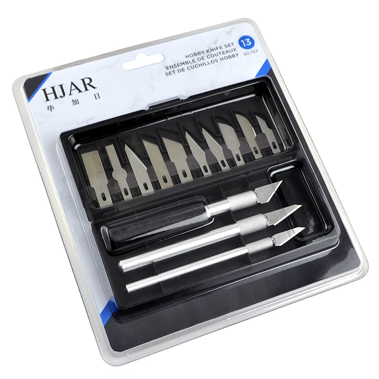 13pc Blister Packaging Hobby Knife Set Craft Knife Set