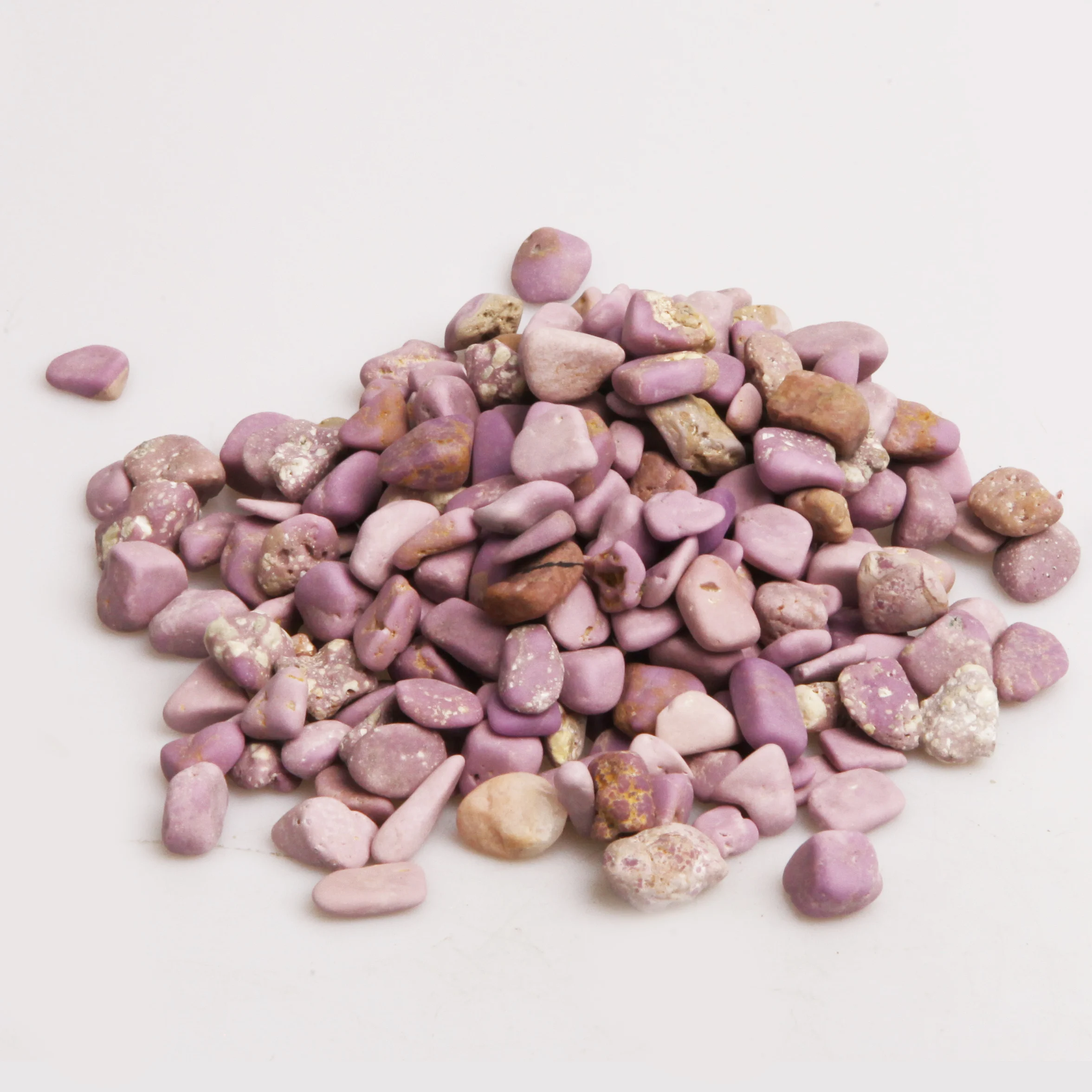 Wholesale natural healing Ziyun mother crystal tumbling gravel stone