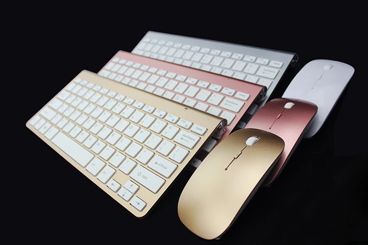  Keyboard And Mouse Office Home Portable 2.4GHz USB Connection Mini Wireless