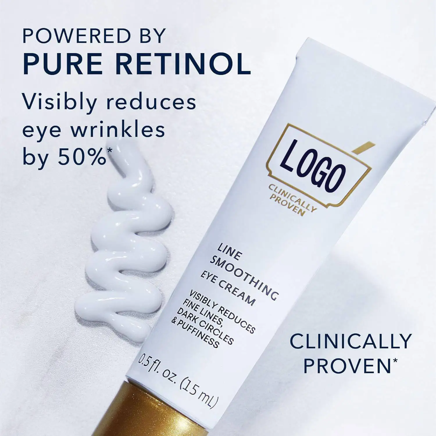 Private Label Anti-Aging Retino Eye for Dark Circles and Eyes Smoothing Mineral Retino Line Reduce Wrinkles Feature